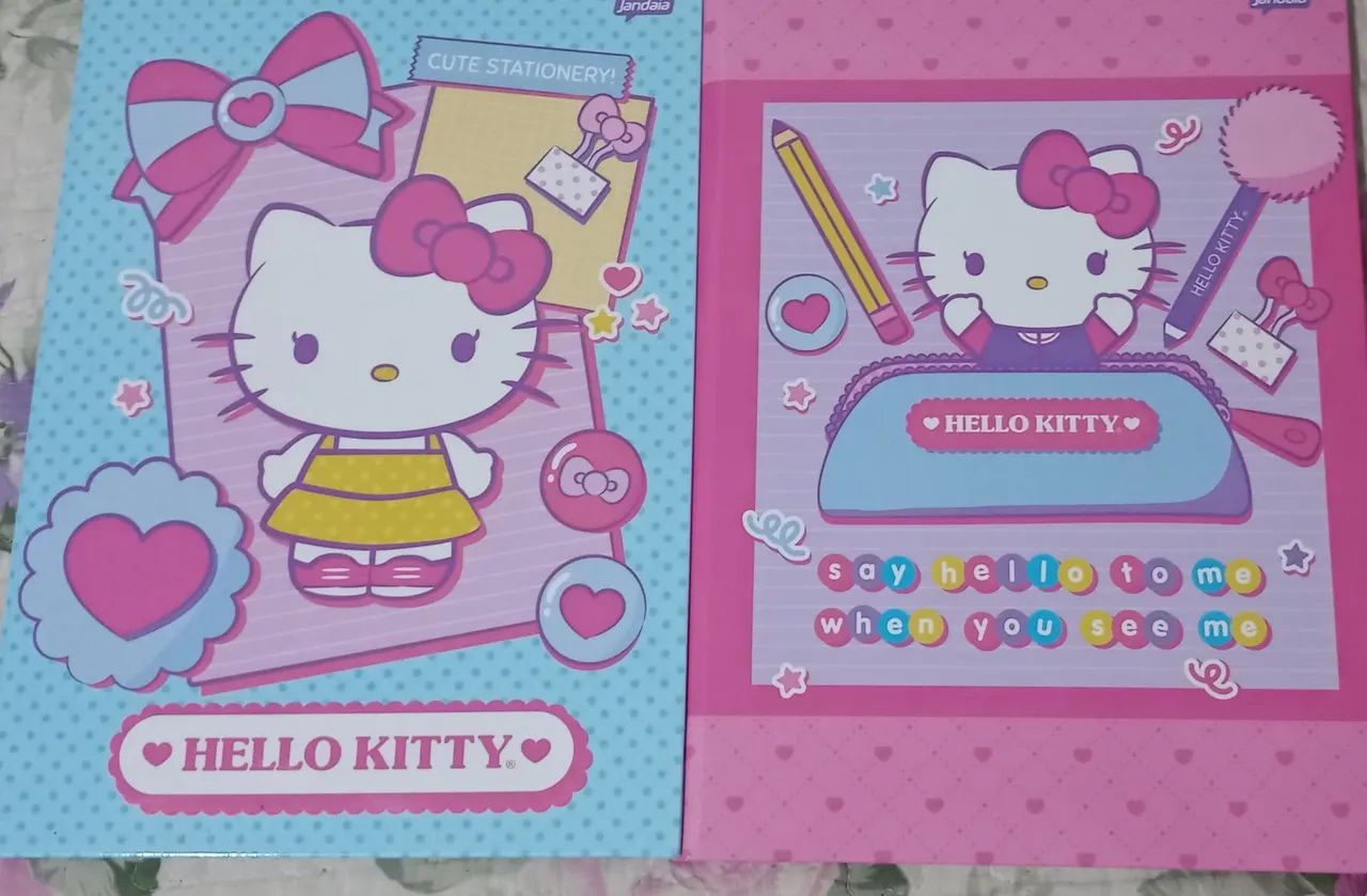 Itens de papelaria hello kitty - Foto 2