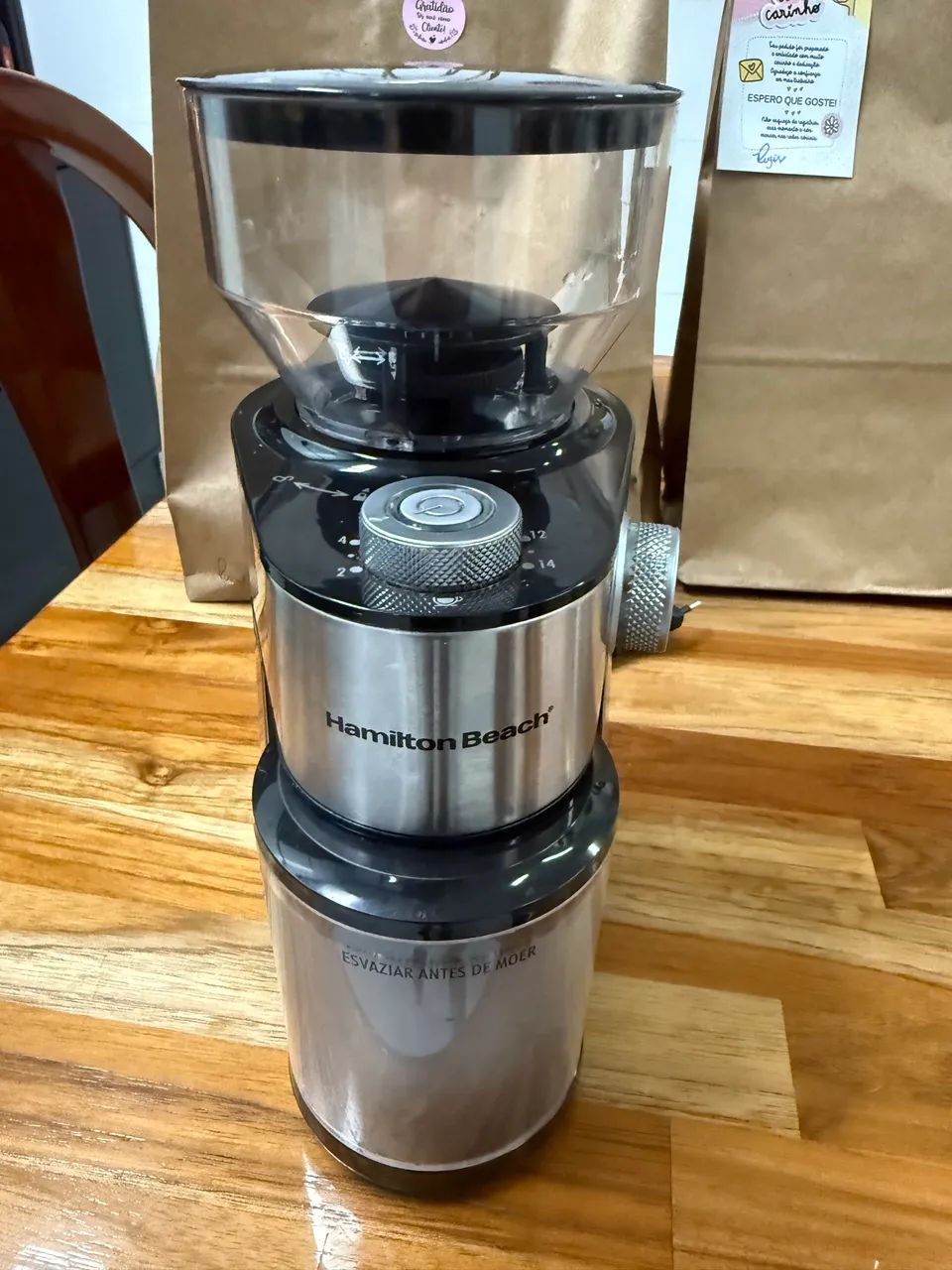 Moedor de café em ótimo estado 
