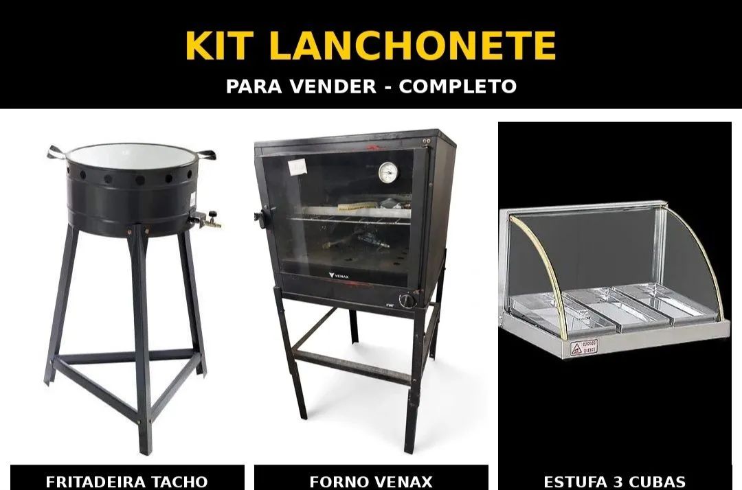 KIT LANCHONETE COMPLETO