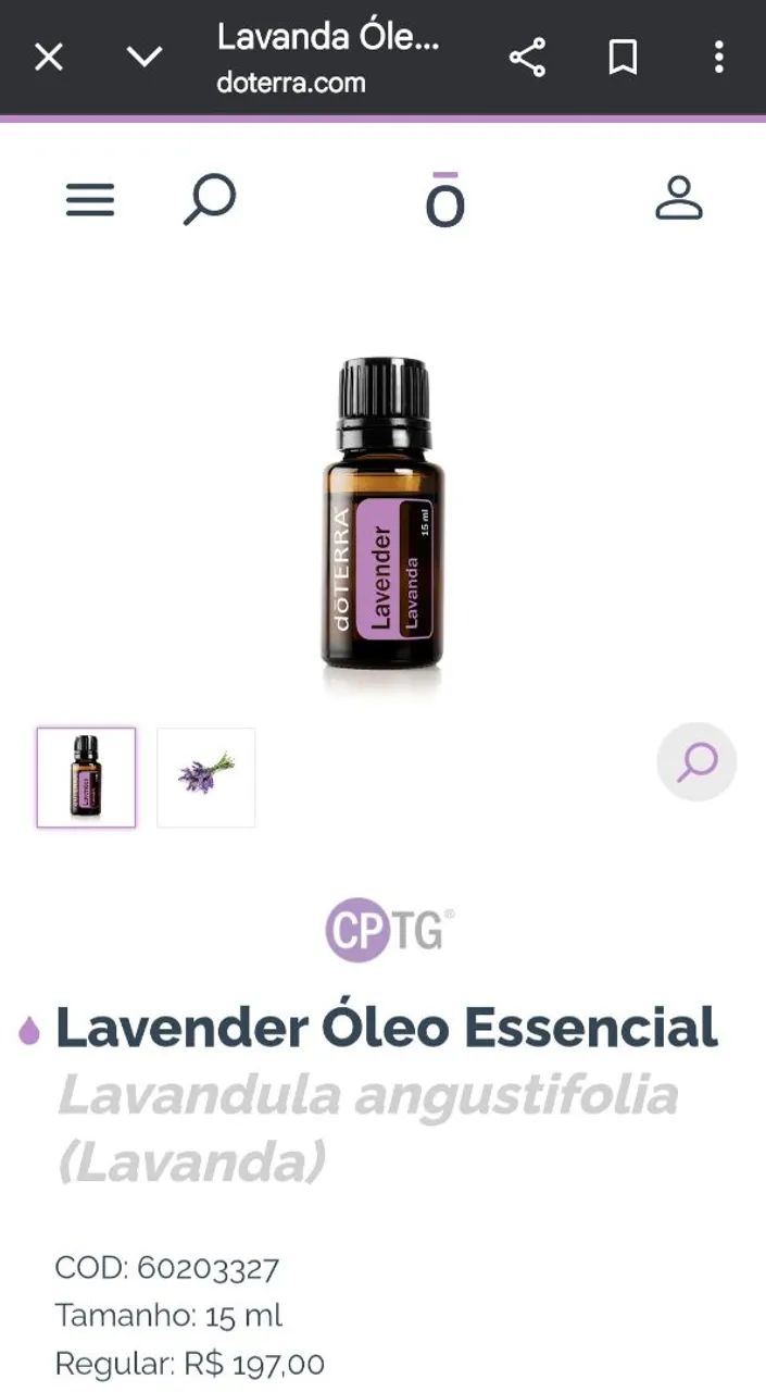Óleo Essencial de Lavanda Doterra 15 ml. - Foto 2