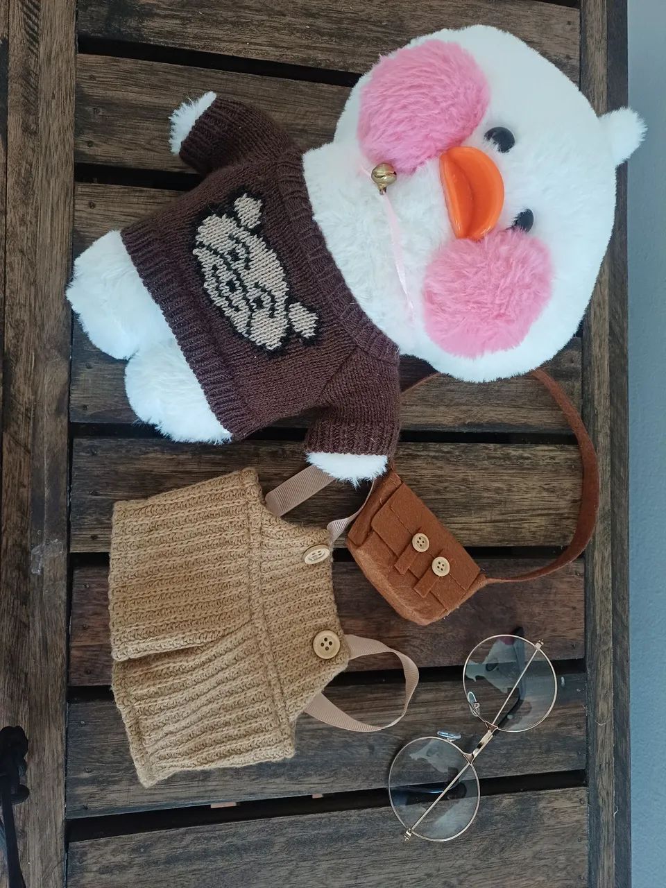 Paper duck de pelucia + acessorios. - Foto 4