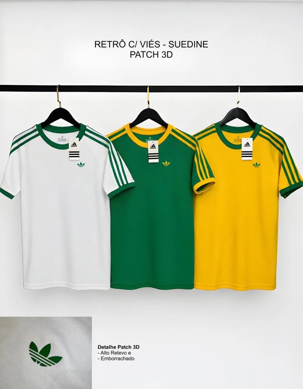Camisa Suedine Retrô - Adidas - Foto 3
