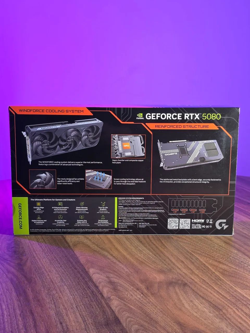 RTX 5080 16GB Gigabyte (NOVA LACRADA) - Foto 3