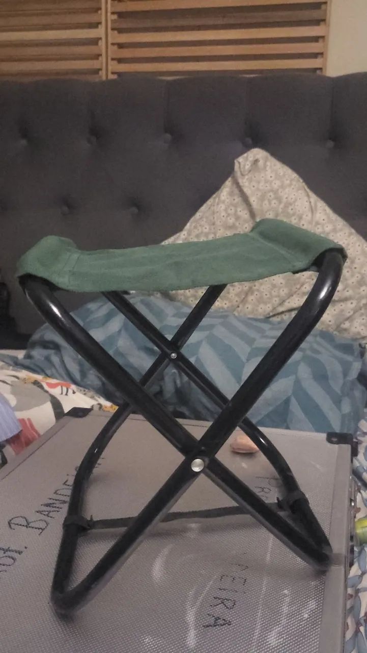 BANQUINHO DE TRILHA OU PRAIA OU DIA A DIA ATE 50KG - Foto 2