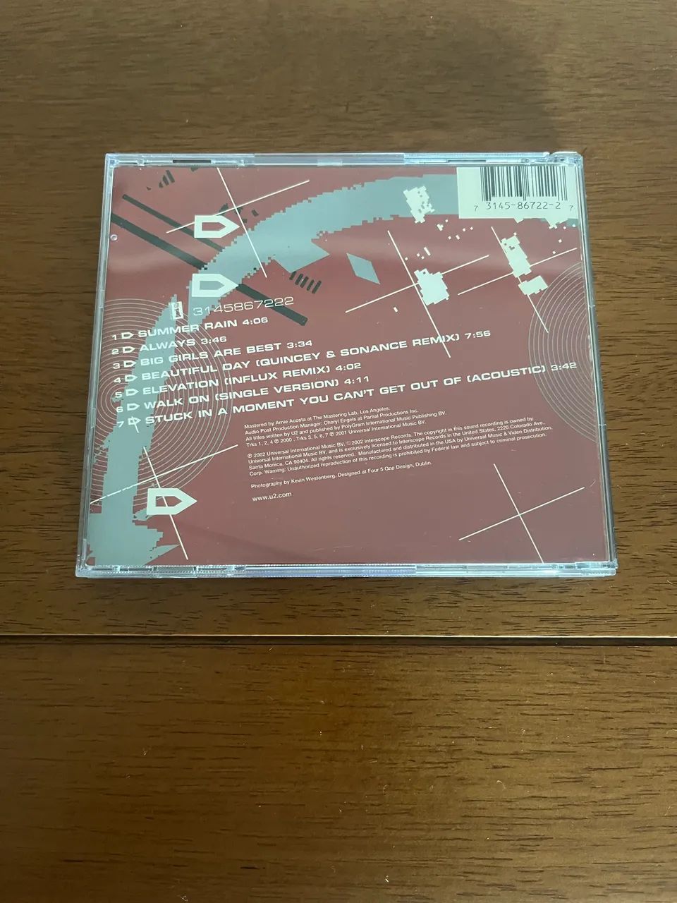 U2  - CD  U2 7 - Foto 2