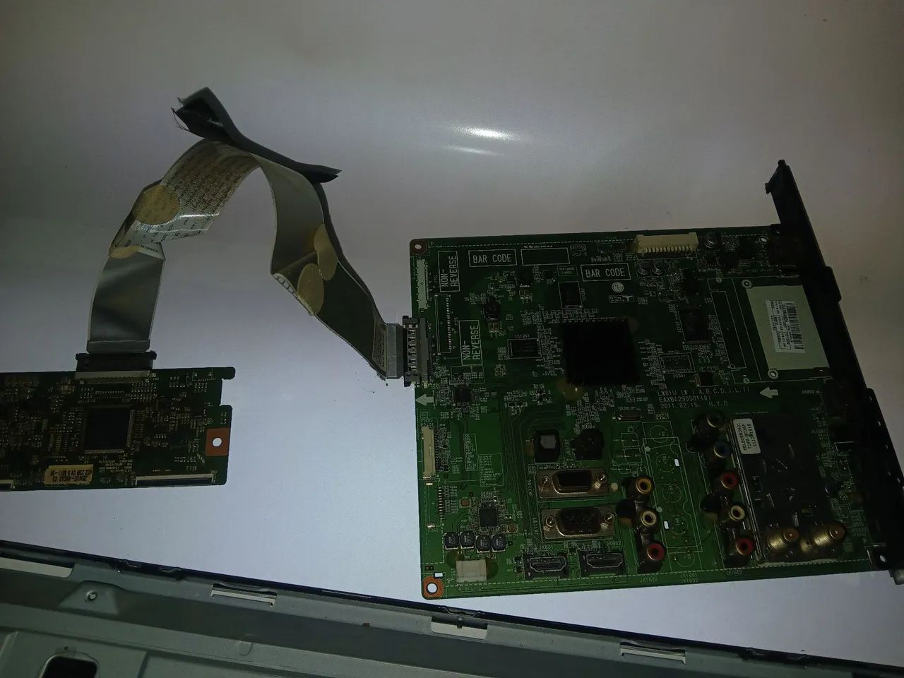 placa  principal   tv