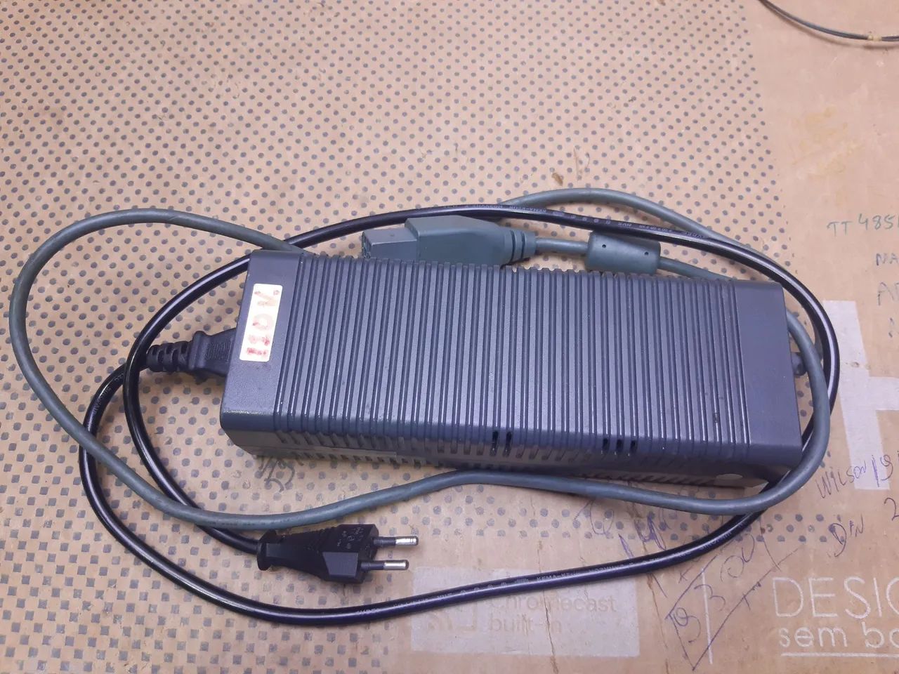 Fonte xbox 360 Fat arcade usado 110 volts funcionando perfeitamente 