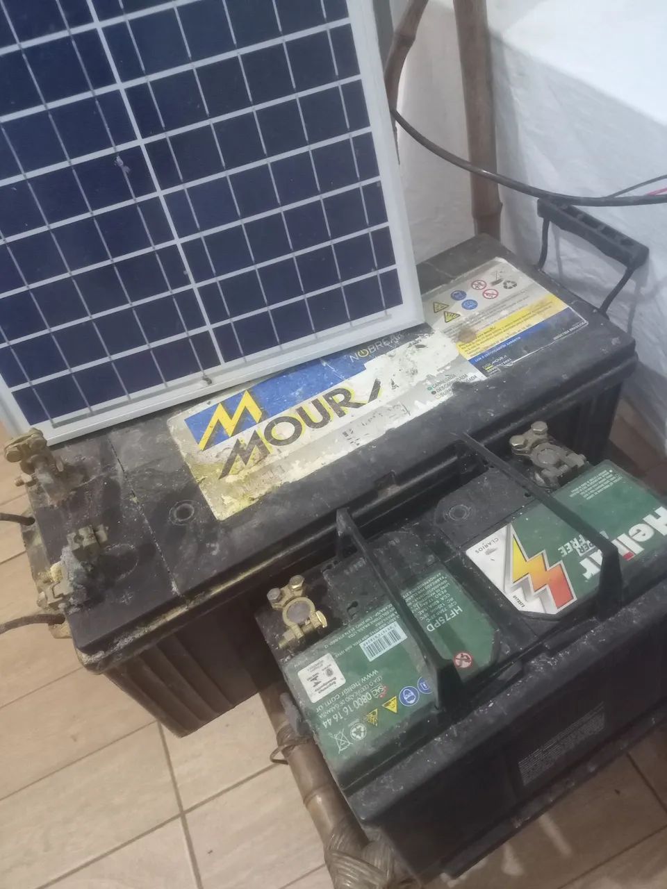 Bateria + placa solar  - Foto 5