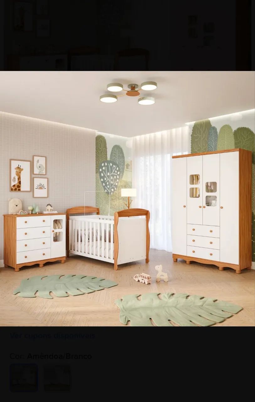 Quarto completo carrinho e bebê conforto
