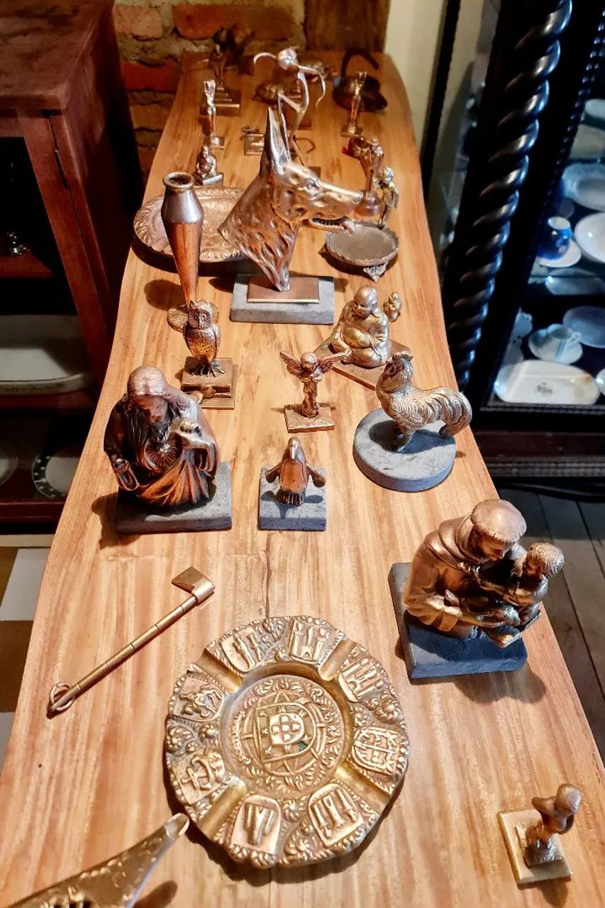 Antiguidades Bronze Maciço.  - Foto 4