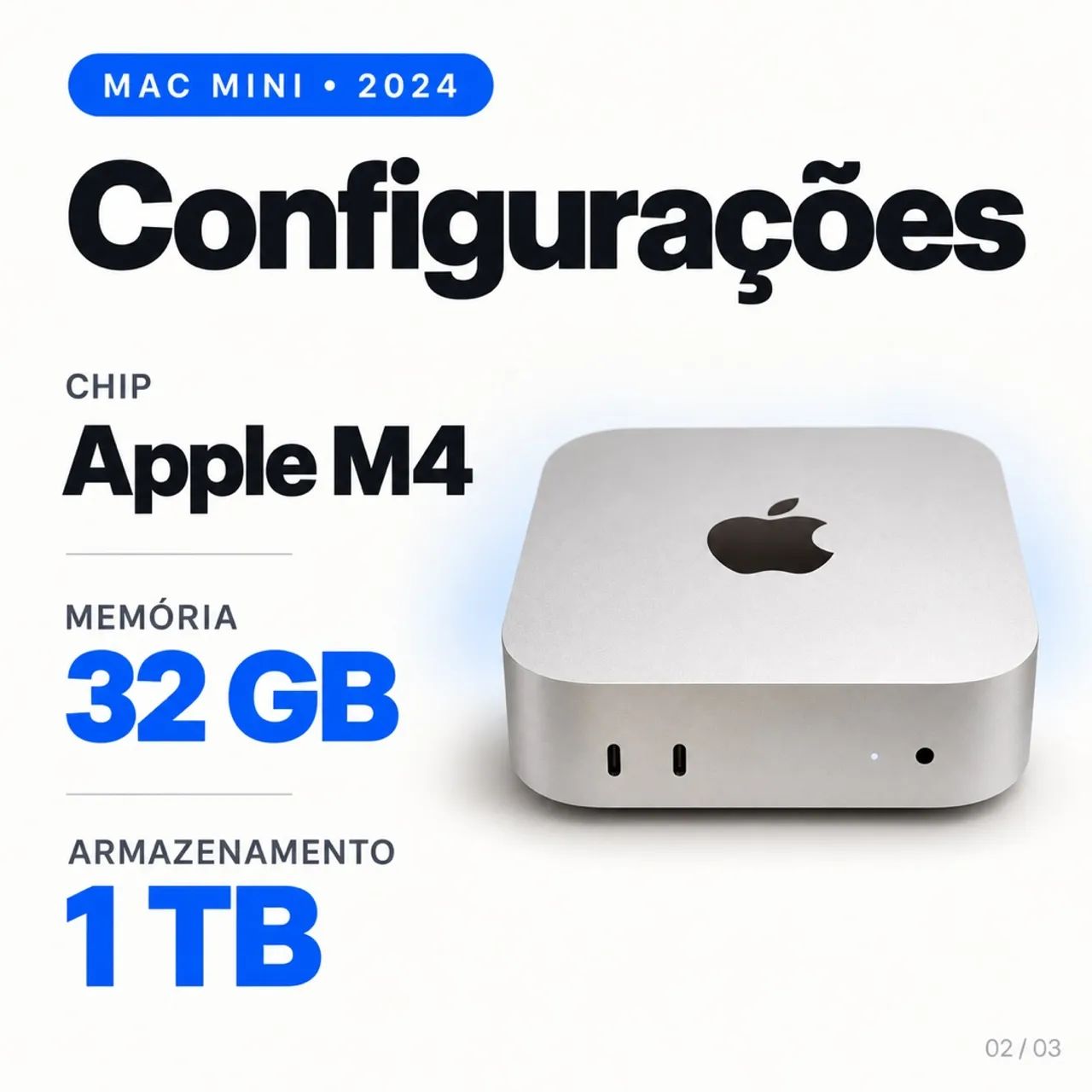 Mac Mini 32gb RAM e 1tb de SSD - Foto 2