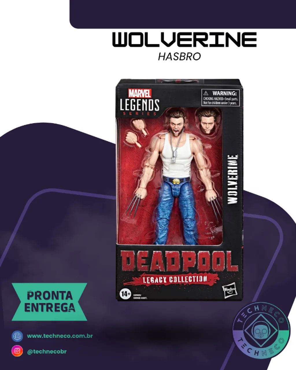 WOLVERINE - MARVEL LEGENDS - DEADPOOL LEGACY COLLECTION