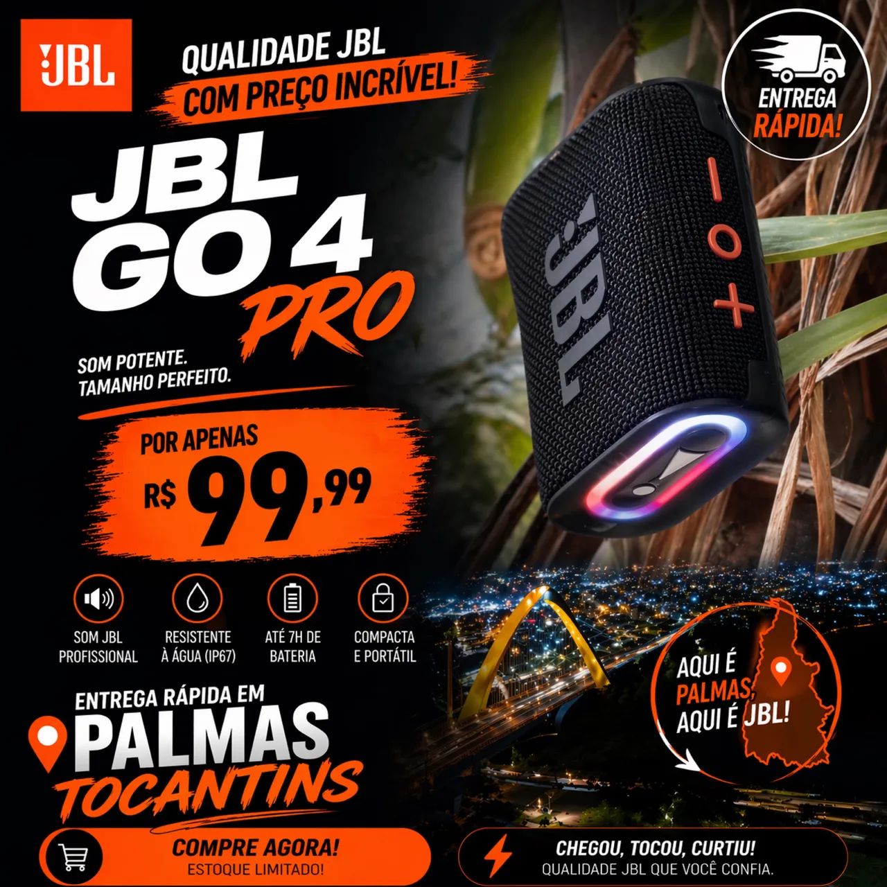 Jbl go 4 pro promoção nova
