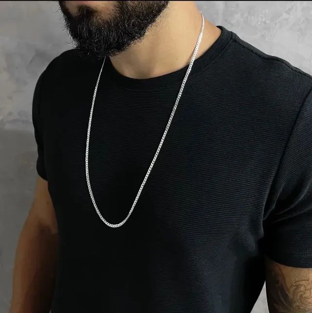 Corrente de prata - 70 cm / 