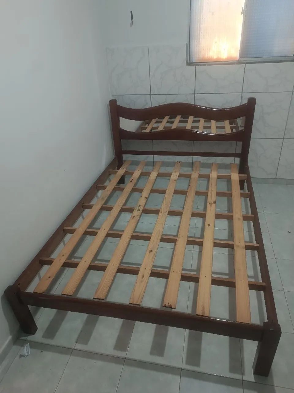 Base de cama de madeira  - Foto 5