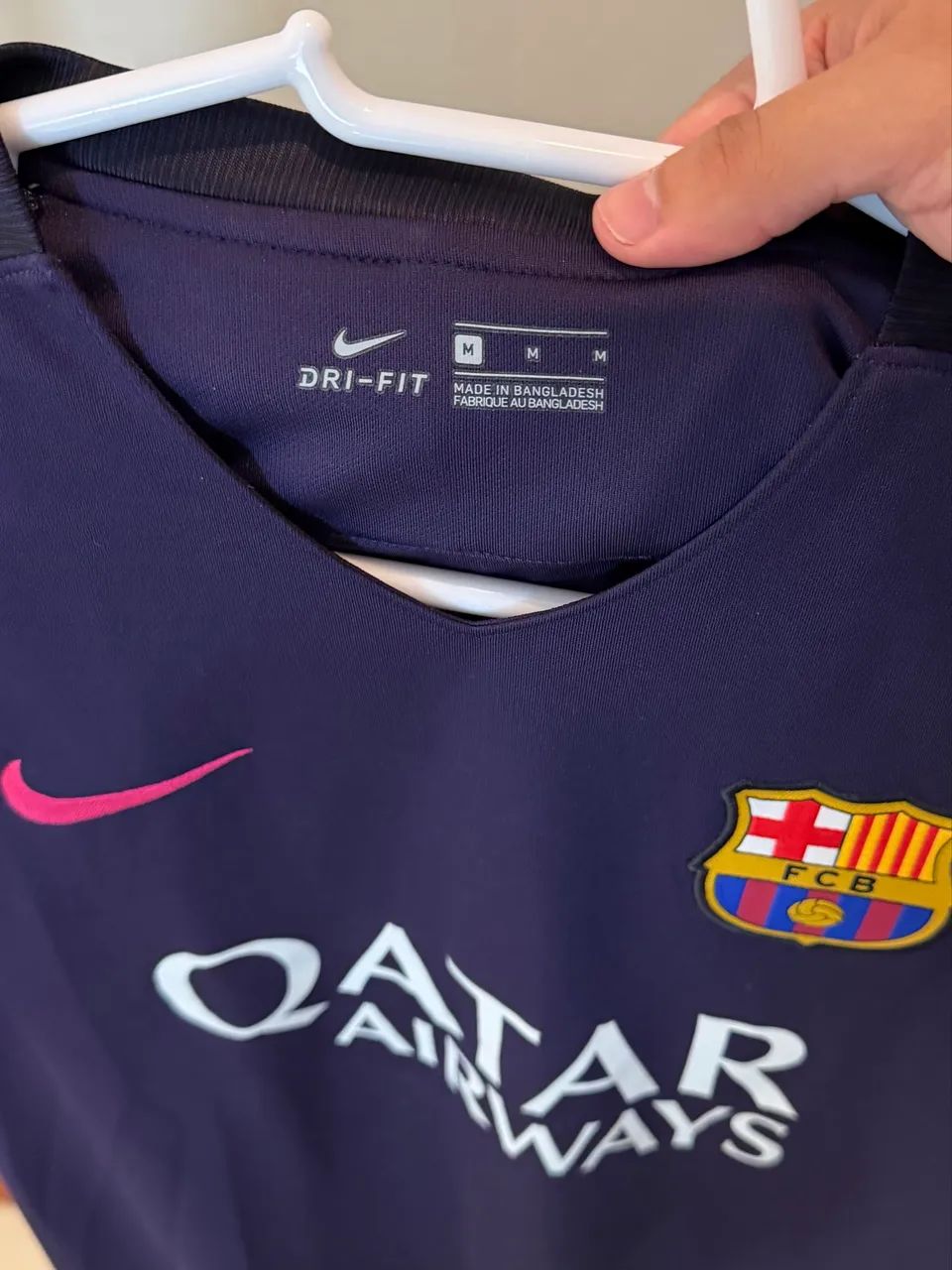 Camisa Nike Barcelona Away 16/17 - Foto 4