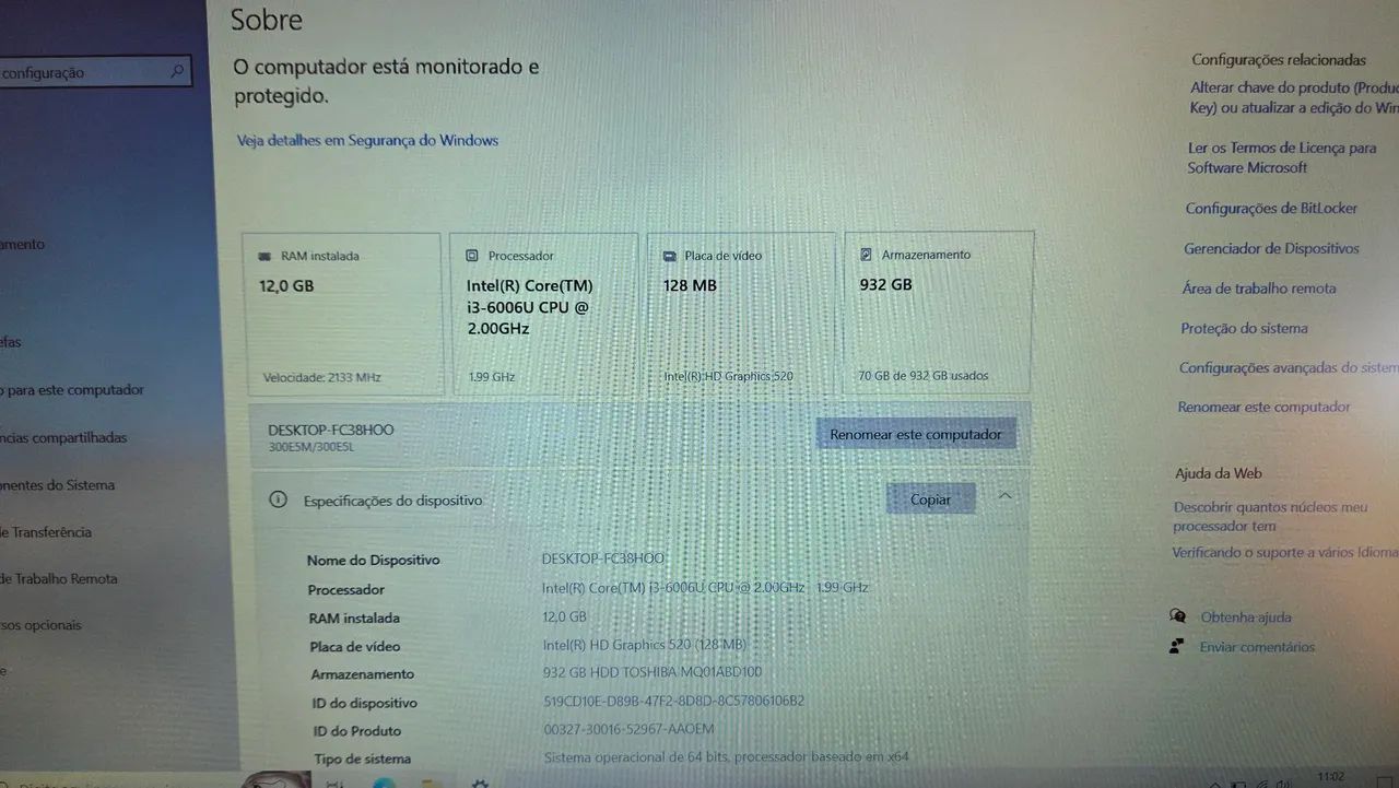 Notebook Samsung 300E5M Branco - Core i3, 12GB RAM, 1TB - Foto 5