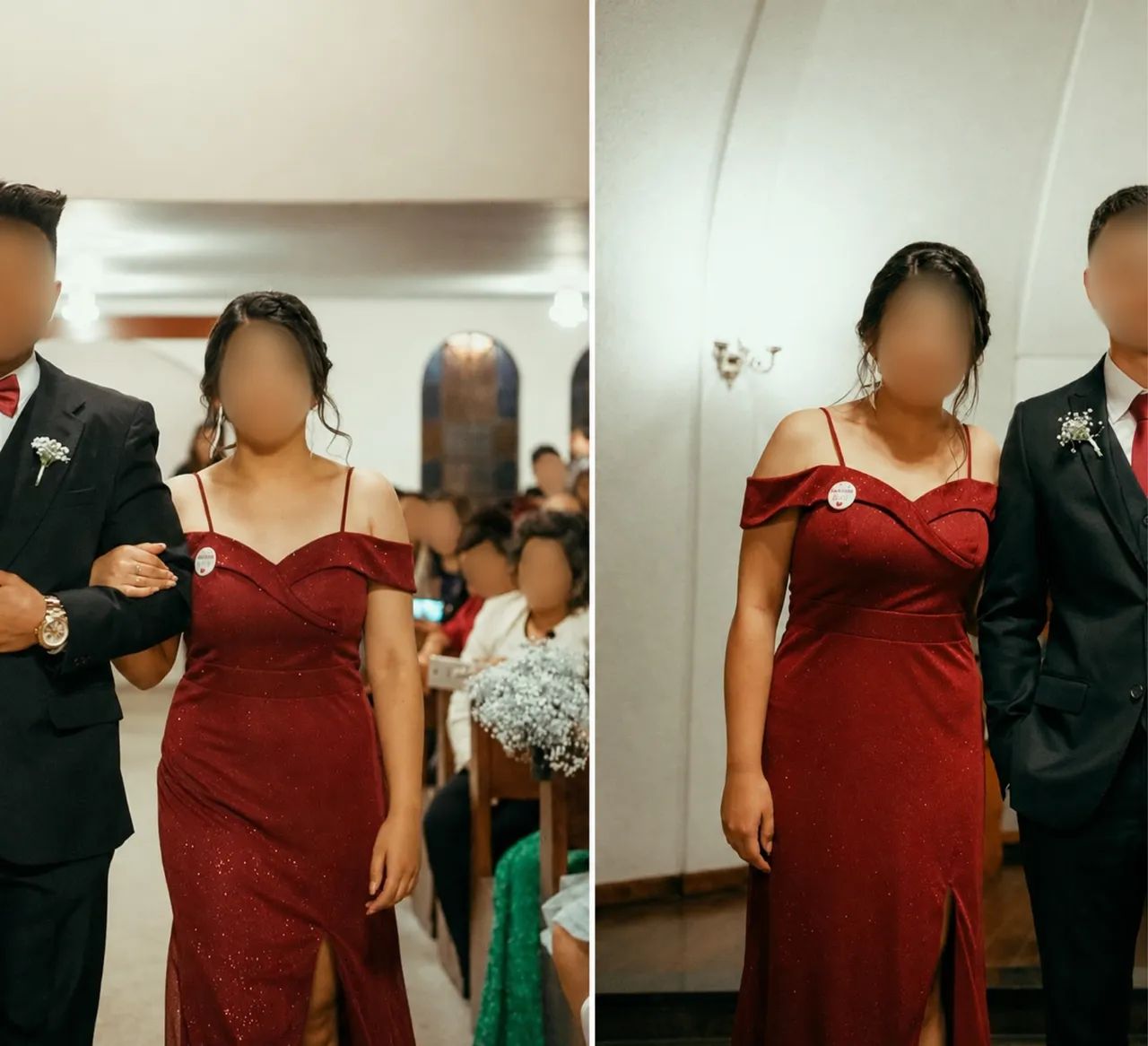 Vestido Marsala Madrinha