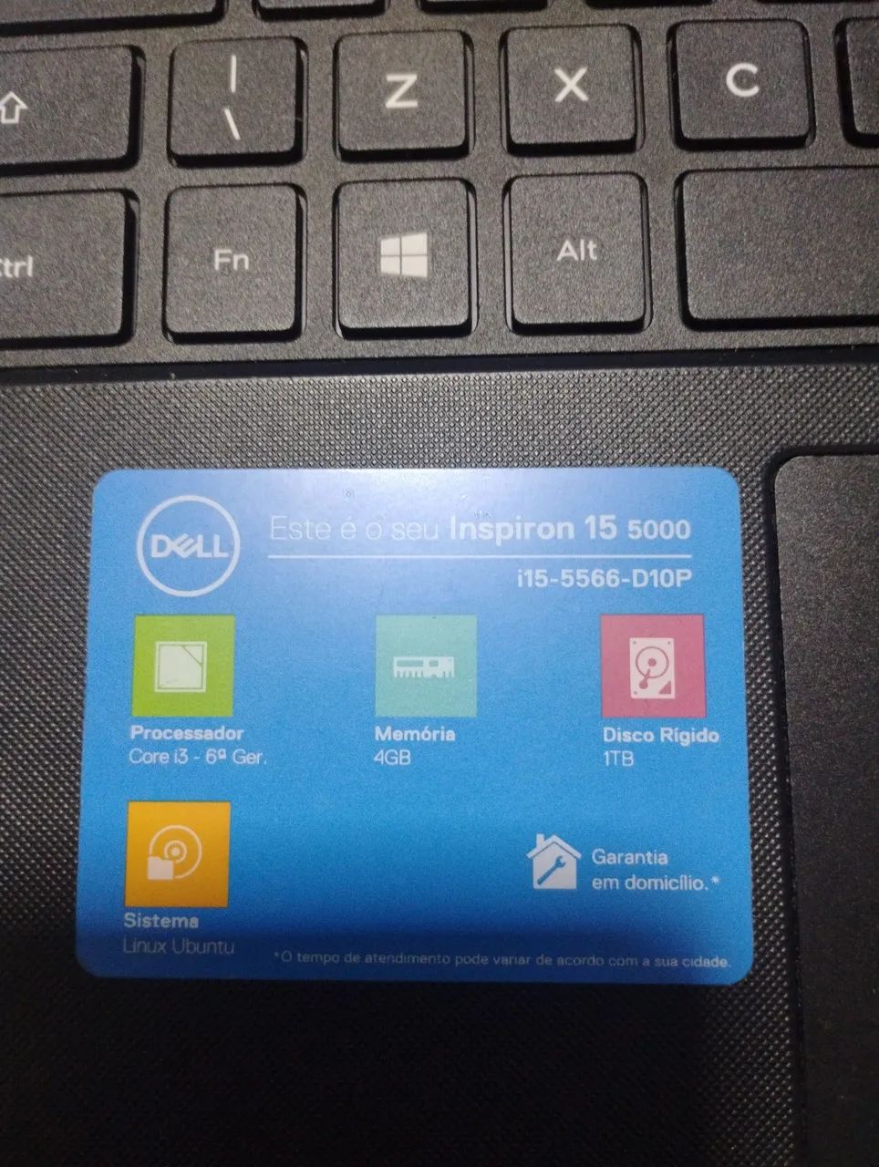 VENDO NOTEBOOK DELL ISPIRON 15 , SSD 256 - Foto 5