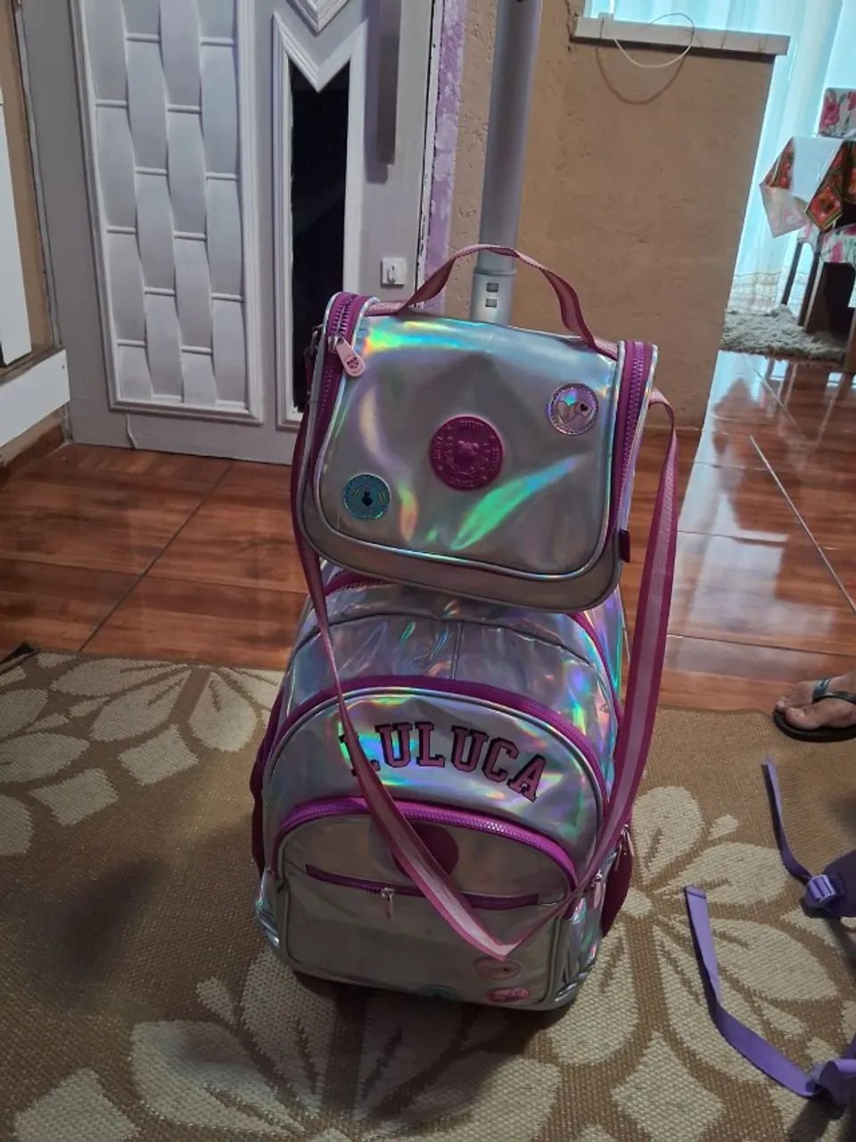 Kit Mochila rodinha Luluca  - Foto 5