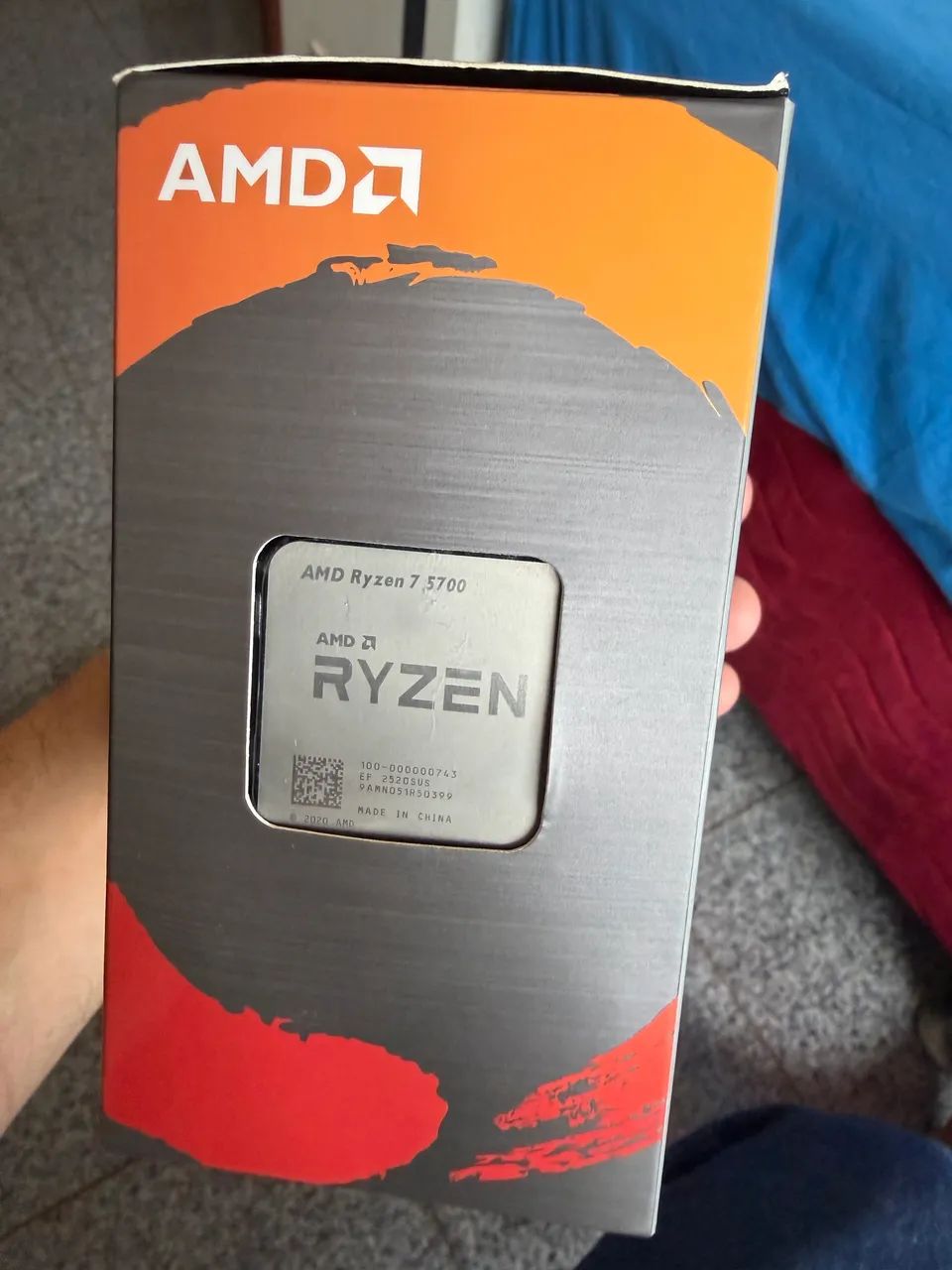 Processador ryzen 7 5700 com caixa e cooler - Foto 2