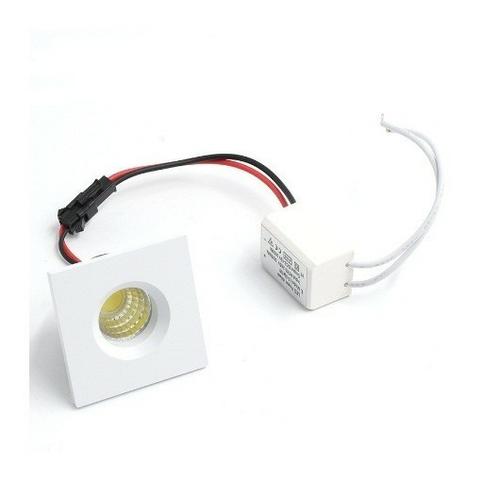 "Atacado " 10 Mini Spot Cob 3w Branco Frio - Foto 3