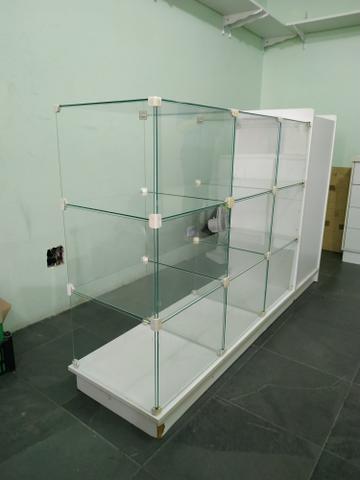 Balcão Caixa MDF /vidro - Foto 4