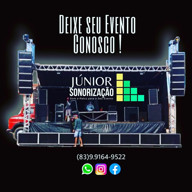 Som profissional para realização de eventos