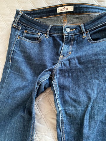 hollister two tone jeans