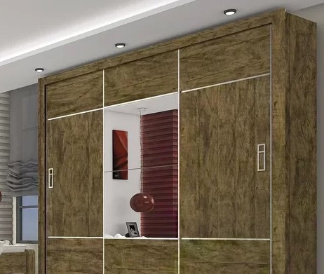 Quarto roupeiro casal com espelho 100% MDF  - Foto 2