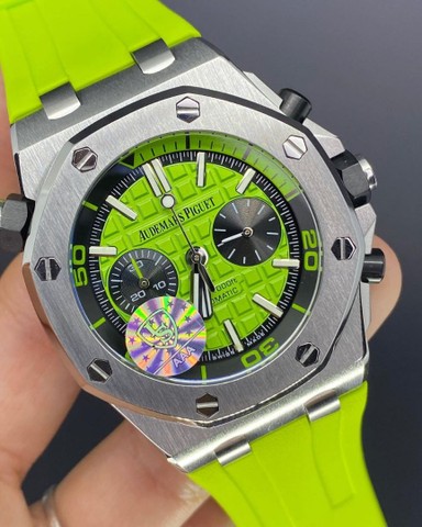 Rel gio Audemars Piguet Verde titanium Acess rios Santa Cruz