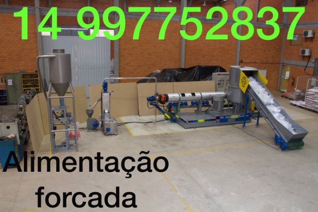 Extrusora Reciclagem  + Corte na Cabeca + Alimentacao Forcada - Foto 2