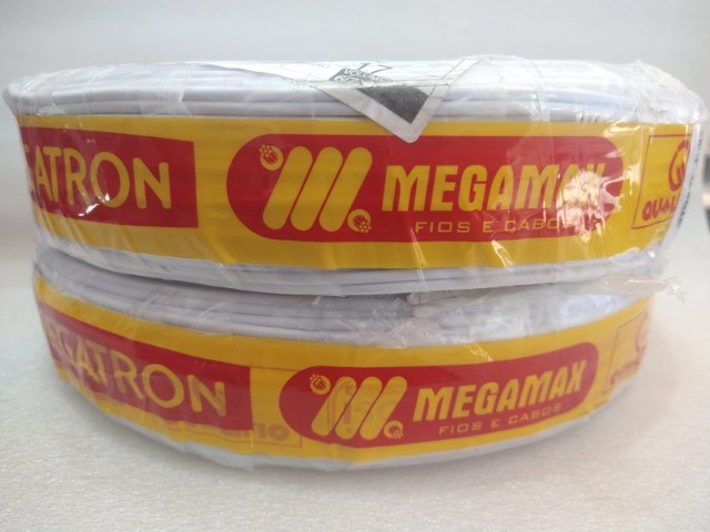 Fio 2 via paralelo megatron 2x1,0 rolo 100m - atacado (Jk eletronicos)