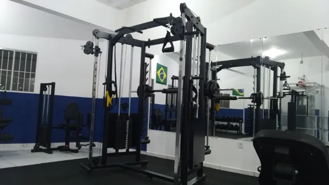 Kit Puxador Barra Sumô Musculação Academia Completo 10 Peças