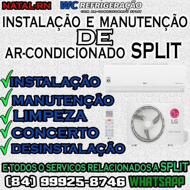 Instalação e manutenção de ar-condicionado Split - Objetos de decoração - Pajuçara, Natal 1130590257 | OLX Instalação e manutenção de ar-condicionado Split - Objetos de decoração - Pajuçara, Natal 1130590257 | OLX