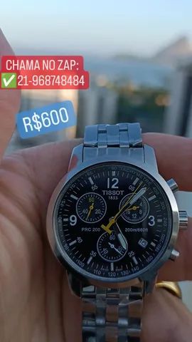 Rel gio Tissot PRC 200 Cromado e 100 FUNCIONAL Acess rios