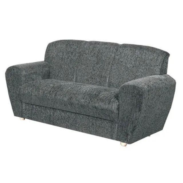 Sofá 5010 3 Lugares em Tecido Suede e Encosto Fixo