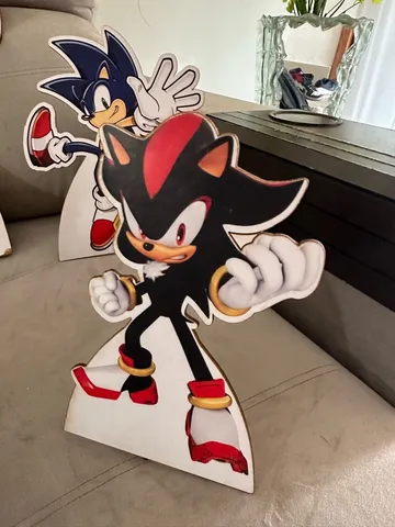 sonic 2 o filme kit decoração de festa infantil 4 display de mesa