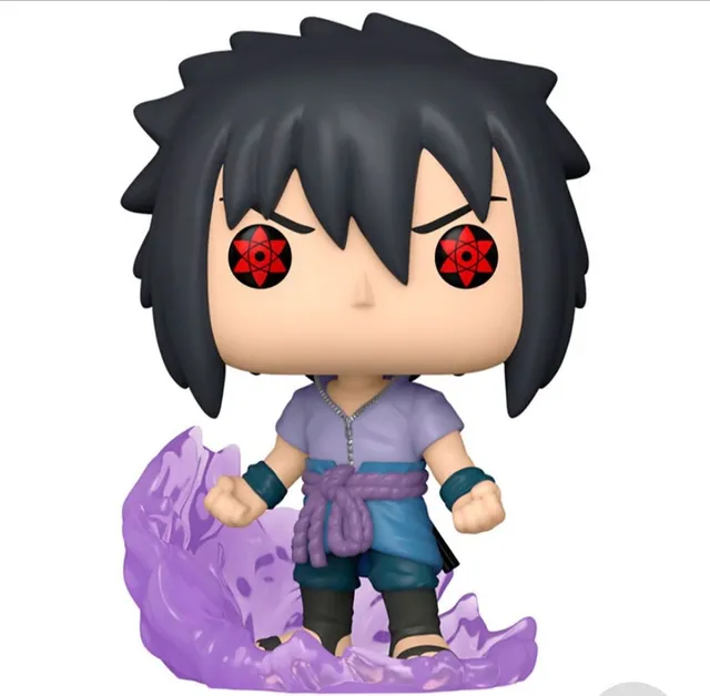 Boneco Sasuke Classico Não Articulado - Sasuke 18cm Naruto