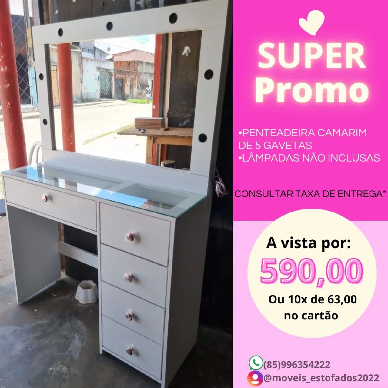 Promoção Penteadeira Camarim 