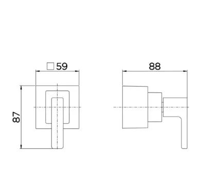 Novo - Docol Breezy 00731006 Acabamento Para Registro Base Deca 1/2 , 3/4 - Foto 2