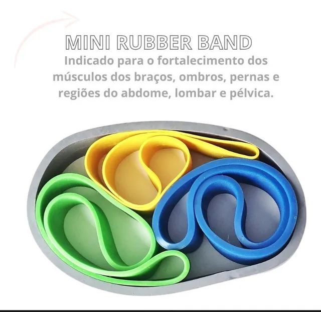 Kit mini band reforçada 4 tensões 