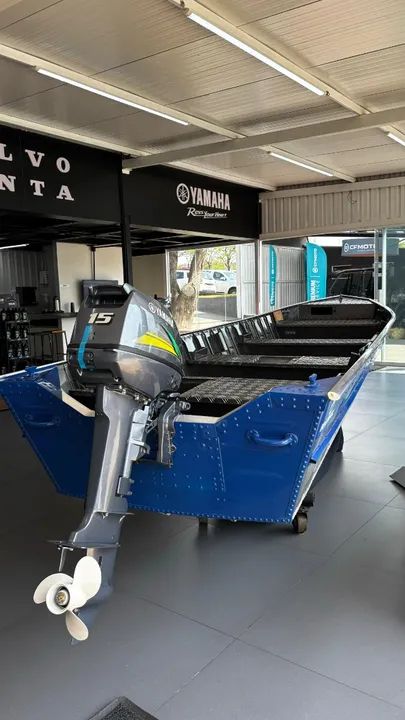 Barco de Pesca 5.5 semi chato Boat Brasil  - Foto 2