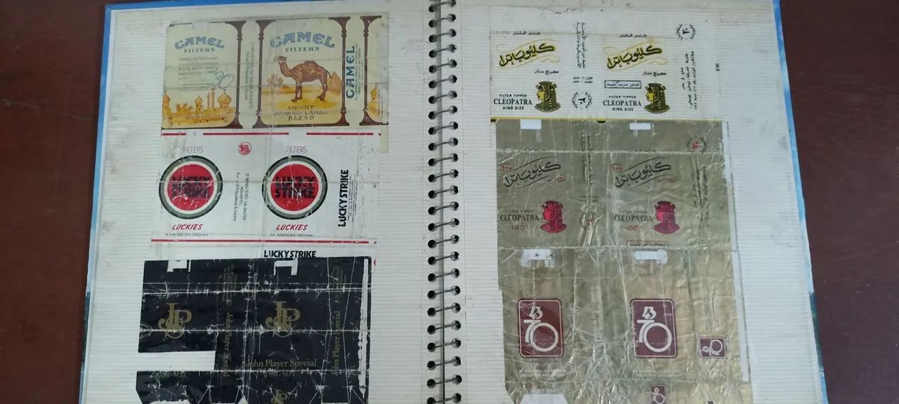Coleção Maços de Cigarros