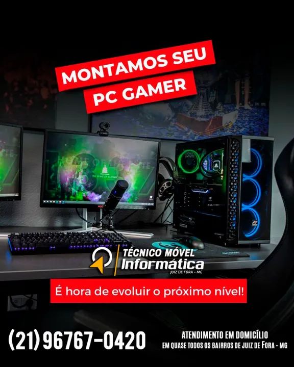 Montagem de Computadores em domicilio - JF - Foto 3