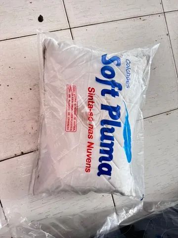 TRAVESSEIROS NOVOS FLOCOS SOFT PLUMA DE PROMOÇÃO  - Foto 3