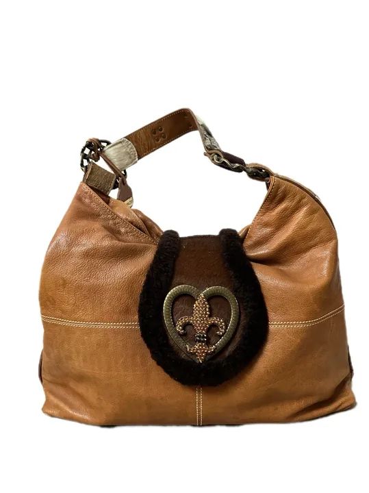 Bolsa de Couro Caramelo Topázio Lindíssima 