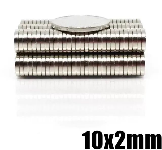 Imã neodimio 10x2mm super fortes  - Foto 3