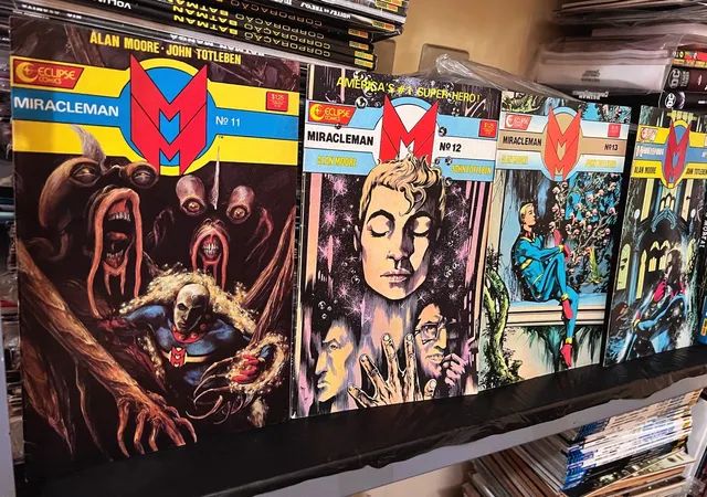 Miracleman 1987 editora eclipse, Alan Moore 4 edições - Livros e