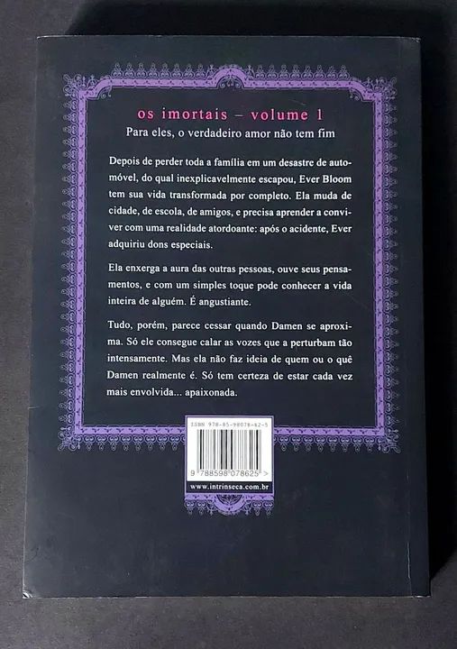 Livro para sempre, os imortais - Alyson Noël - Foto 3